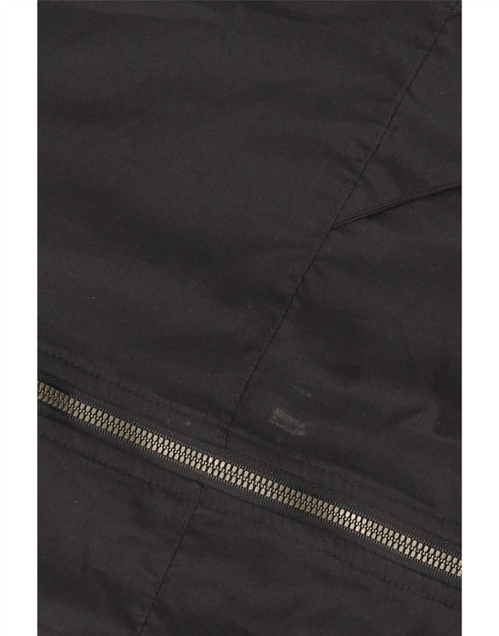 Giacca reversibile da uomo Kappa con vestibilità ampia e cappuccio UK 40 grande poliestere nero