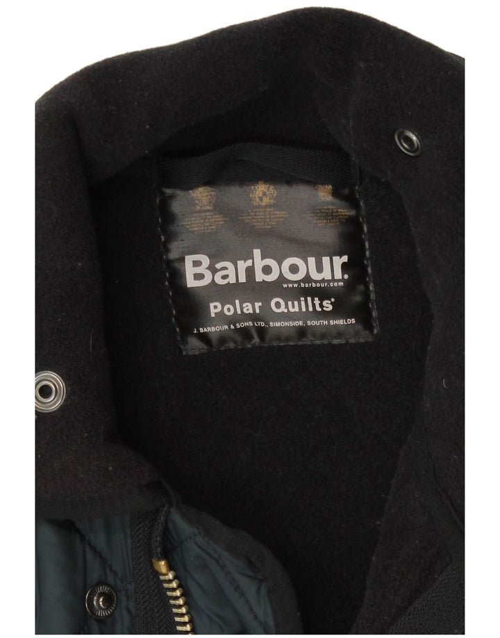 Giacca trapuntata da uomo Barbour UK 38 poliestere medio blu navy