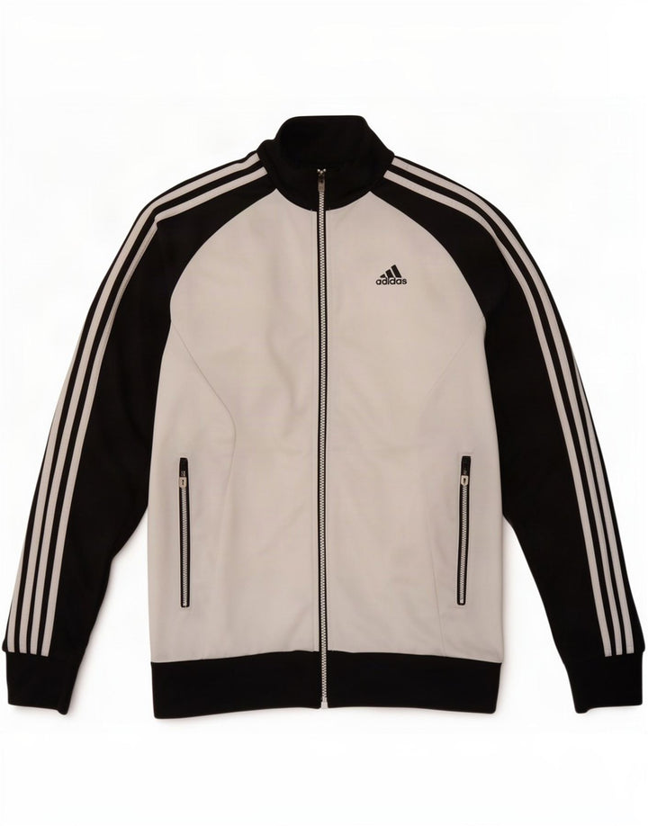 Giacca da tuta da uomo Adidas UK 34/36 Small White Colourblock