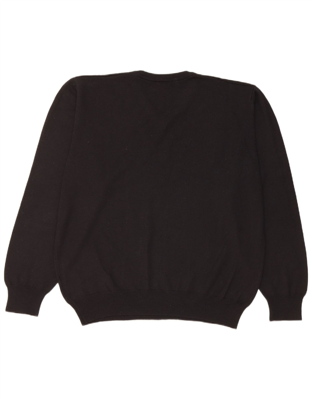 Maglione da uomo con scollo a V Carrera 2XL lana nera