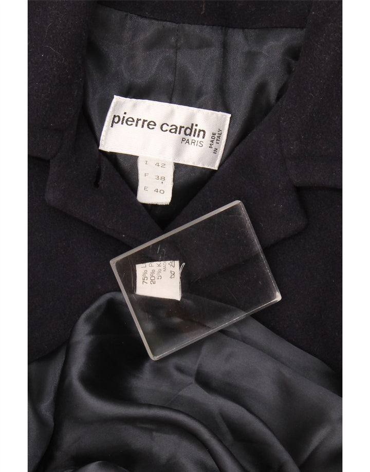 Cappotto oversize da donna Pierre Cardin IT 42 medio in lana blu navy