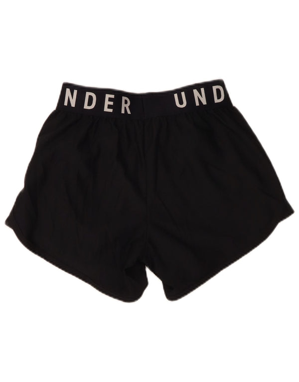 Pantaloncini sportivi grafici da donna Under Armour UK 10 piccoli poliestere nero