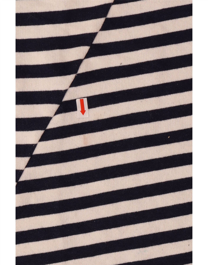 Felpa Zara per Ragazze 9-10 Anni Blu Navy a Righe