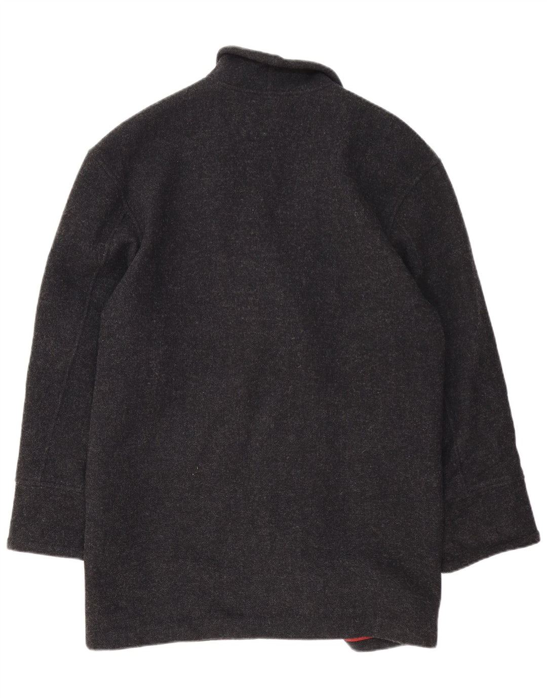 Soprabito oversize da donna vintage IT 42 in lana grigio medio