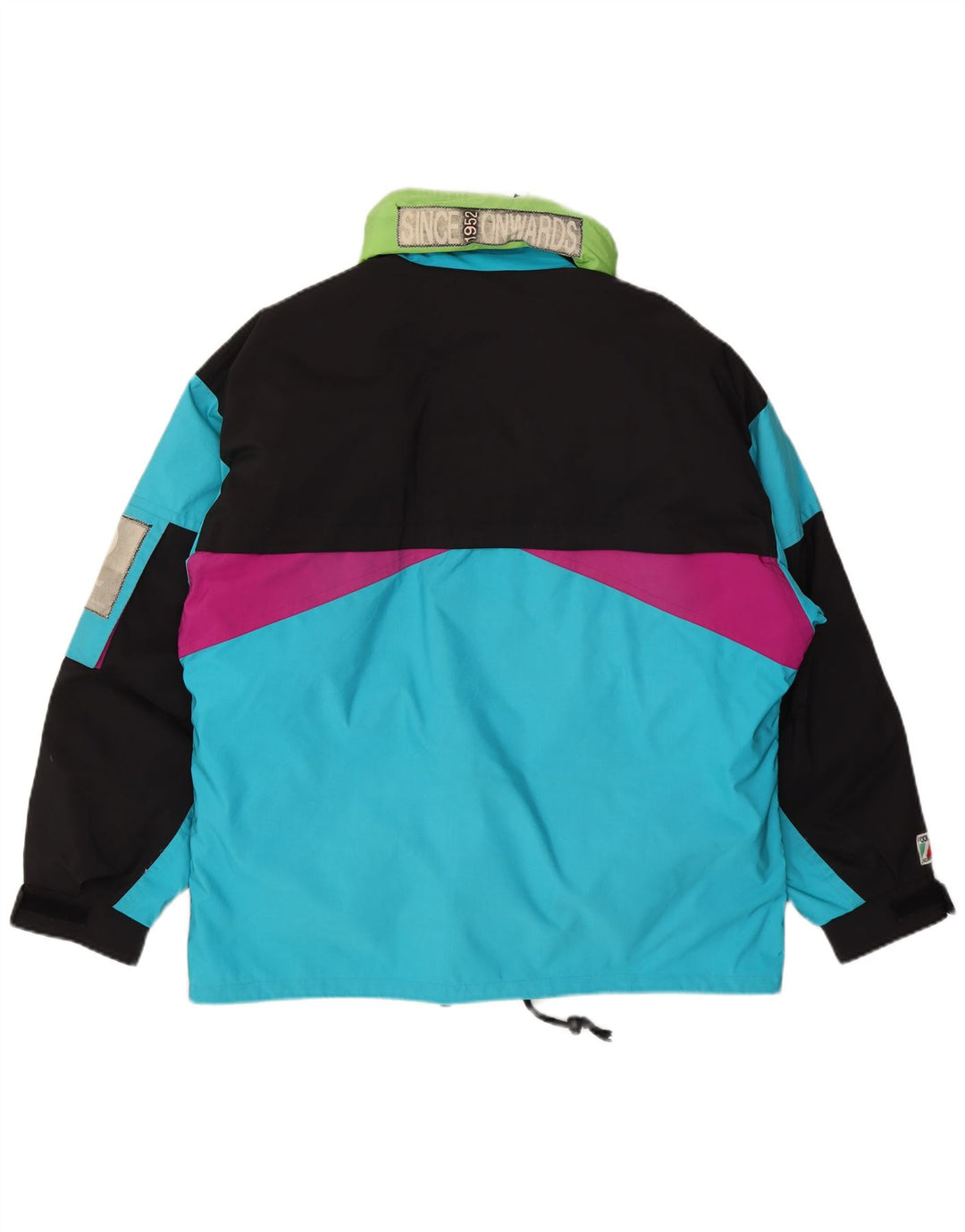 Giacca da sci da uomo Colmar con vestibilità ampia con cappuccio IT 50 Blu medio Colourblock