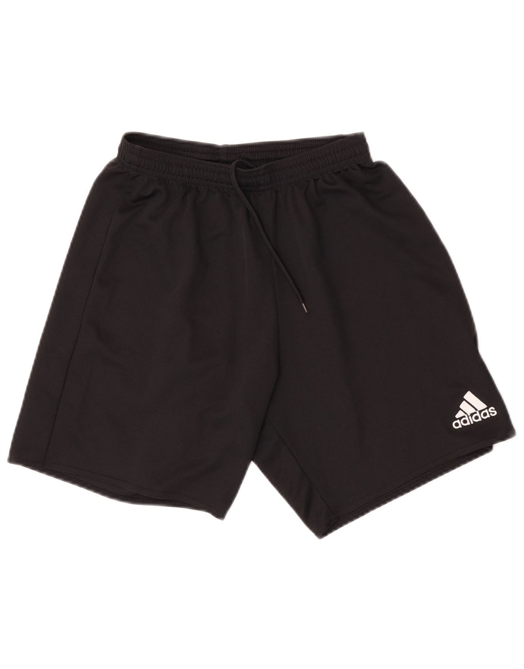 Pantaloncini sportivi Adidas da uomo piccoli in poliestere nero