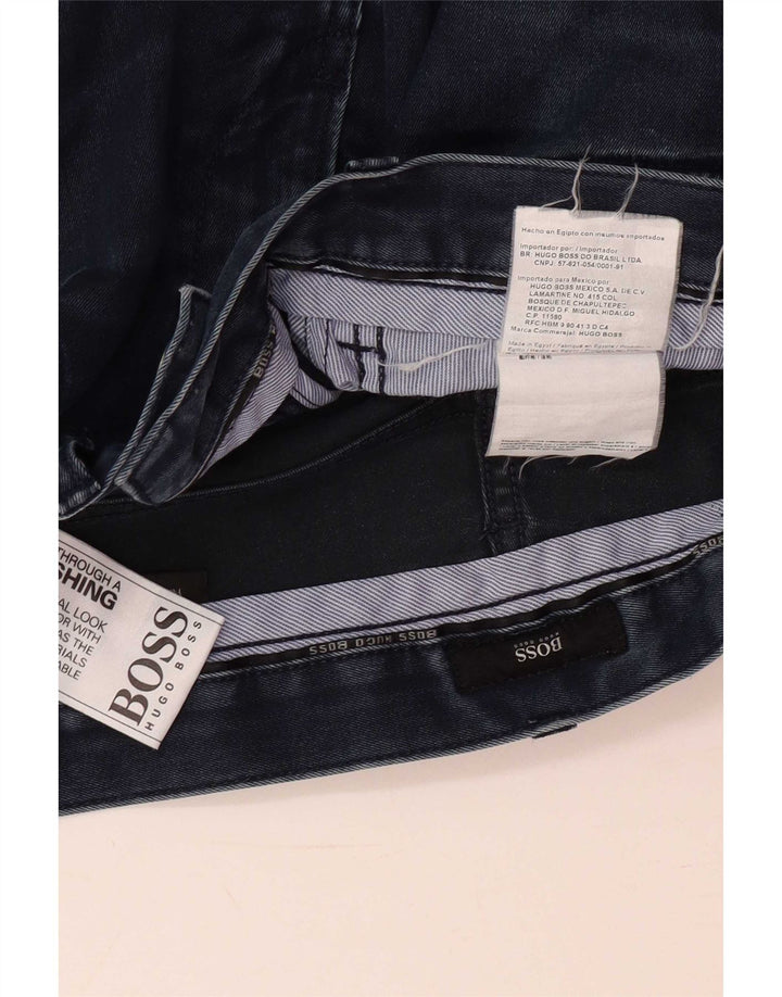 Jeans slim da uomo Hugo Boss W30 L32 cotone blu