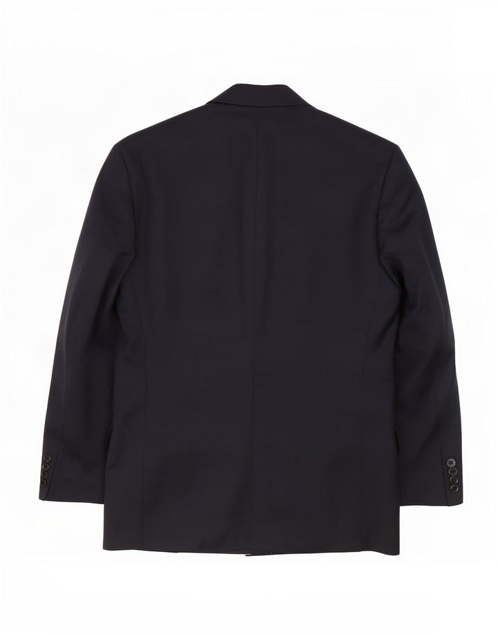 Giacca blazer doppiopetto da uomo Pierre Cardin UK 38 medio blu navy