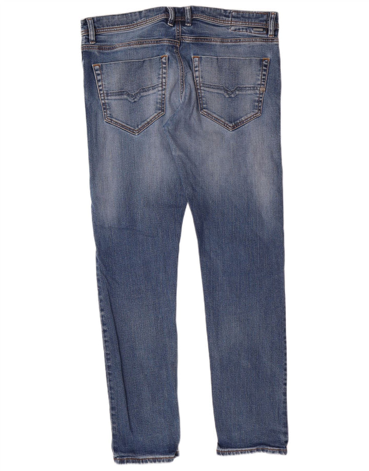 DIESEL Jeans slim da uomo Tepphar Carrot W34 L32 cotone blu