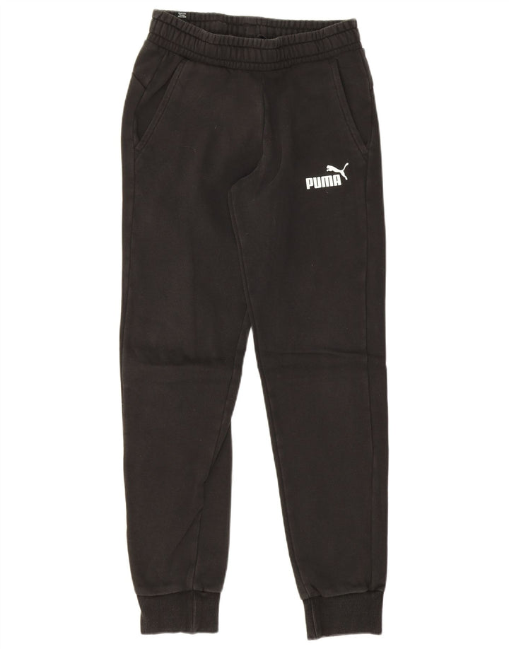 Pantaloni da tuta da uomo Puma Joggers piccoli in cotone nero