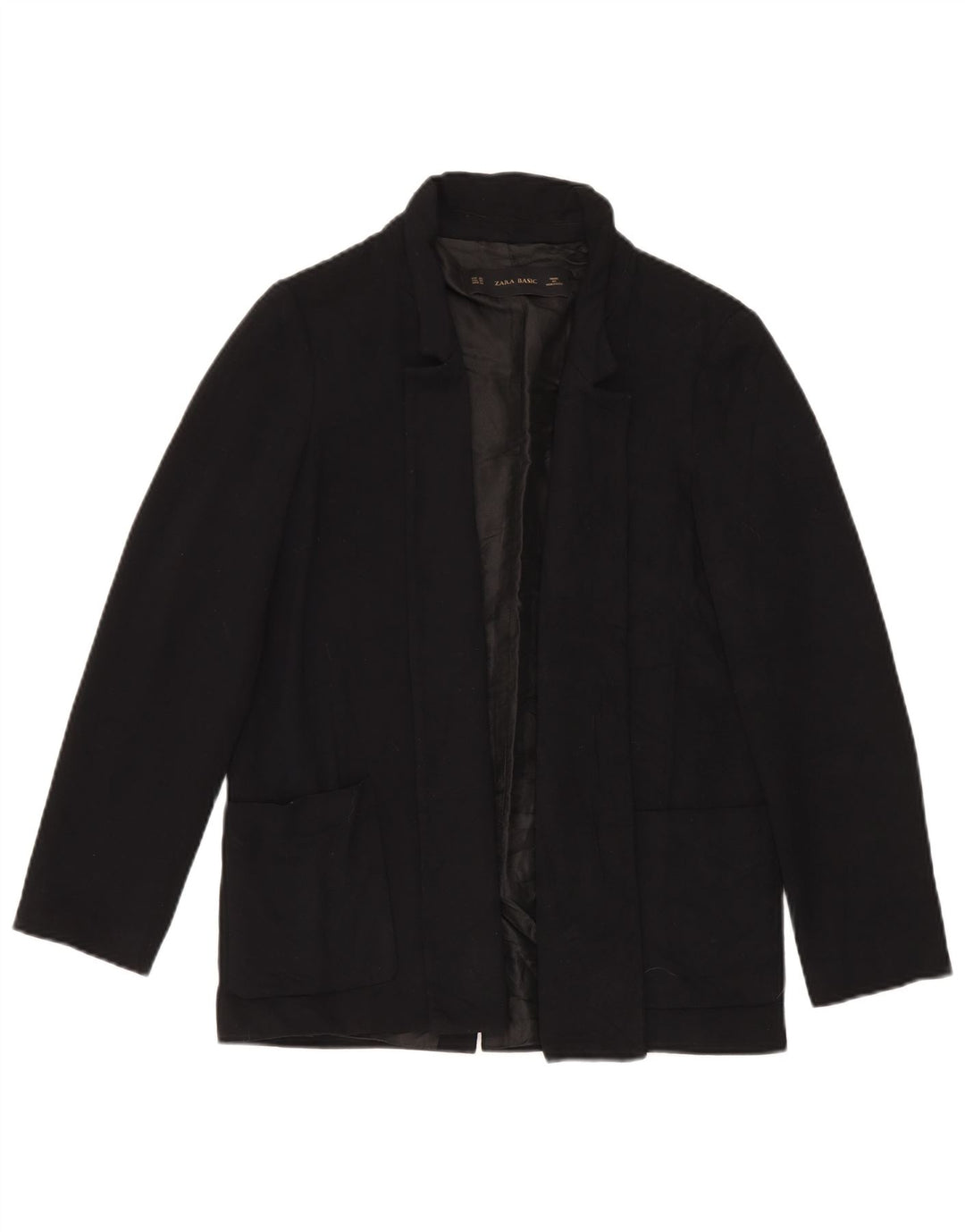 Giacca blazer oversize aperta da donna Zara UK 6 XS nera