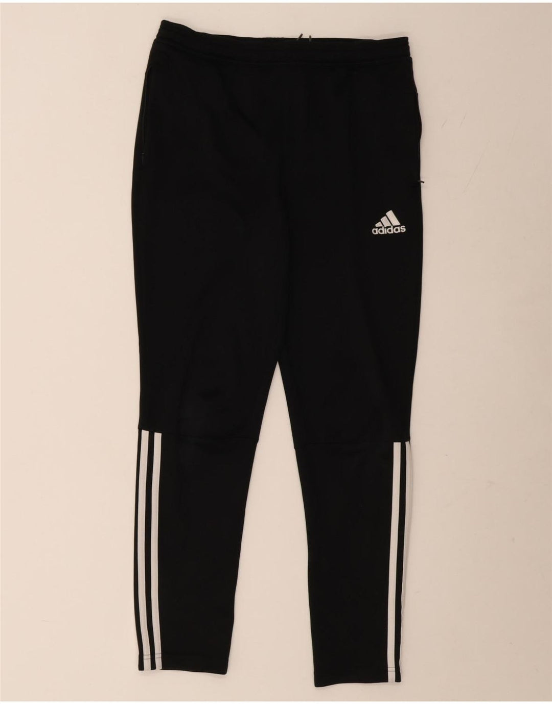 Pantaloni della tuta da ragazzo Adidas 13-14 anni in poliestere nero