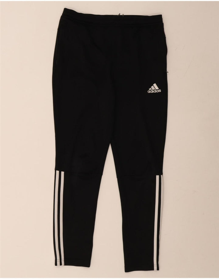 Pantaloni della tuta da ragazzo Adidas 13-14 anni in poliestere nero