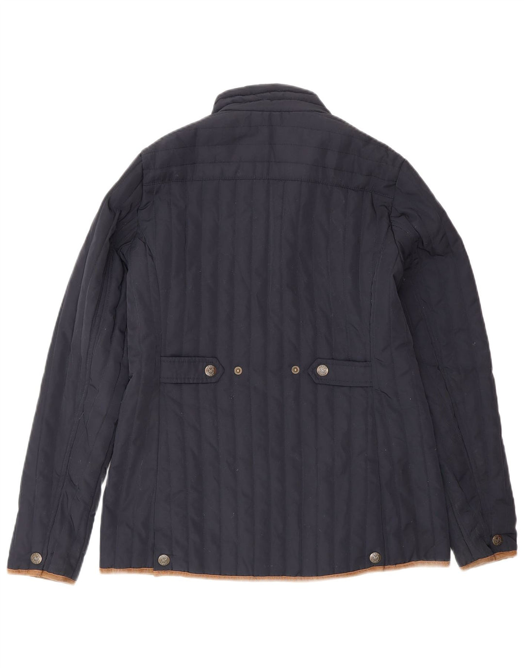 Crew Clothing Giacca imbottita da donna UK 10 Small Poliestere blu navy