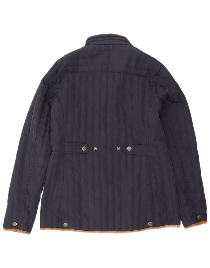 Crew Clothing Giacca imbottita da donna UK 10 Small Poliestere blu navy