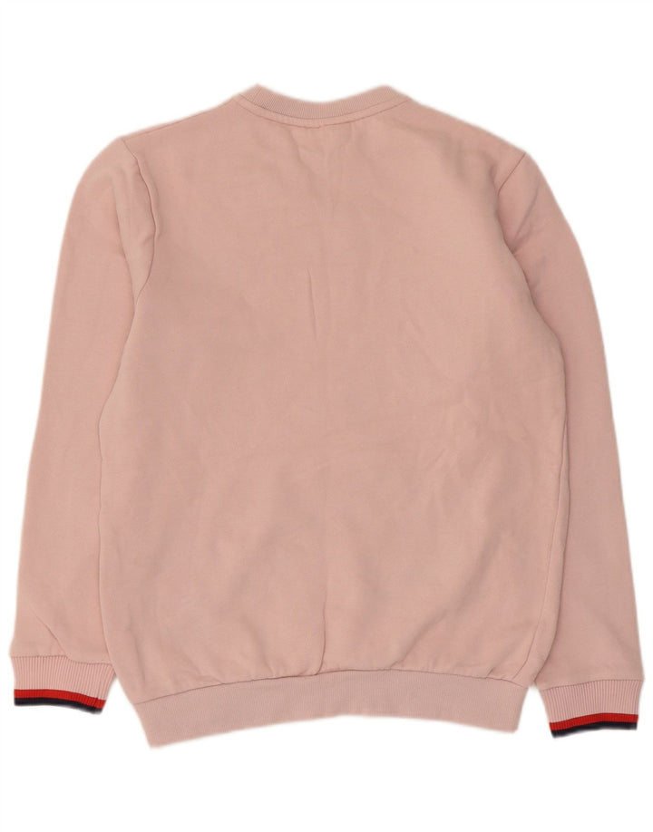 Felpa oversize da donna Fila Maglione UK 2 2XS Cotone rosa