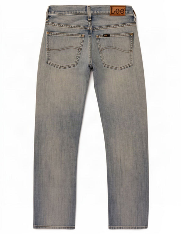 Jeans dritti Lee Pueblo dalla vestibilità rilassata, 9-10 anni, W26 L27, cotone blu