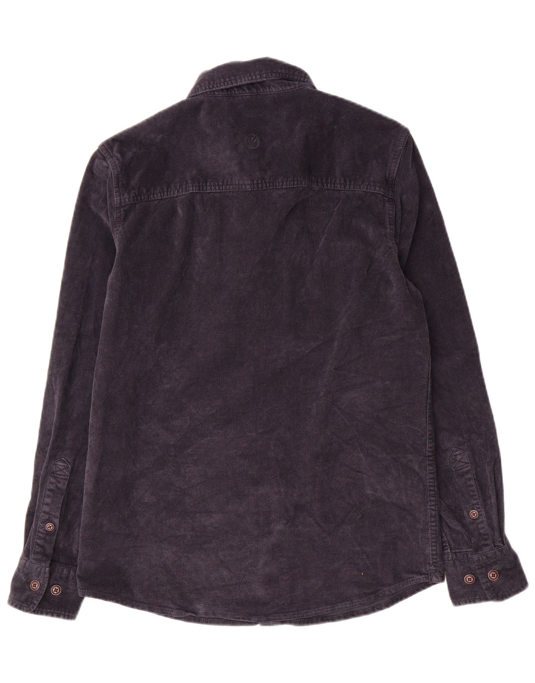 FAT FACE Camicia da uomo in velluto a coste XS in cotone blu navy