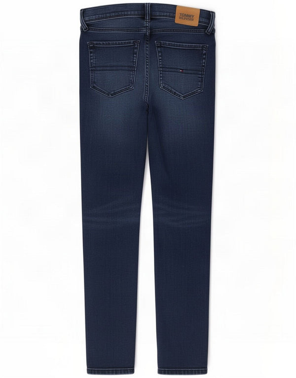 Tommy Hilfiger Boys Slim Jeans 15-16 Years W28 L29 Navy Blue Cotton