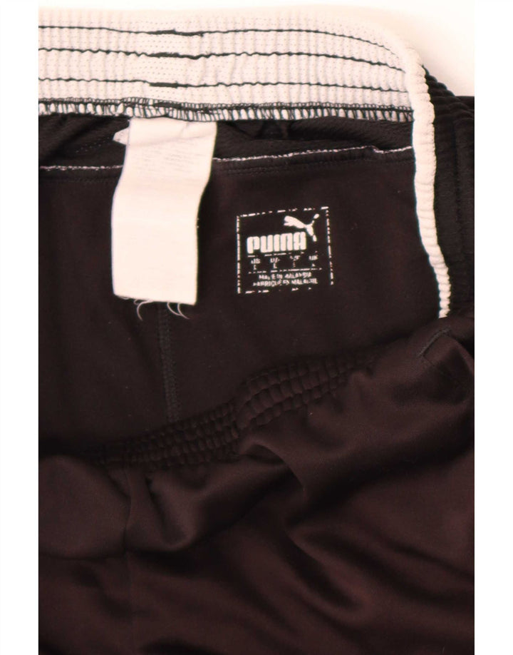 Pantaloncini sportivi Puma da uomo VfB Stuttgart, grandi, in poliestere nero
