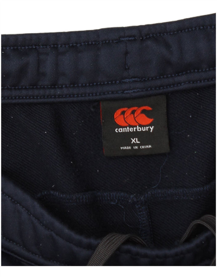 Pantaloni da tuta da uomo Canterbury XL poliestere blu navy