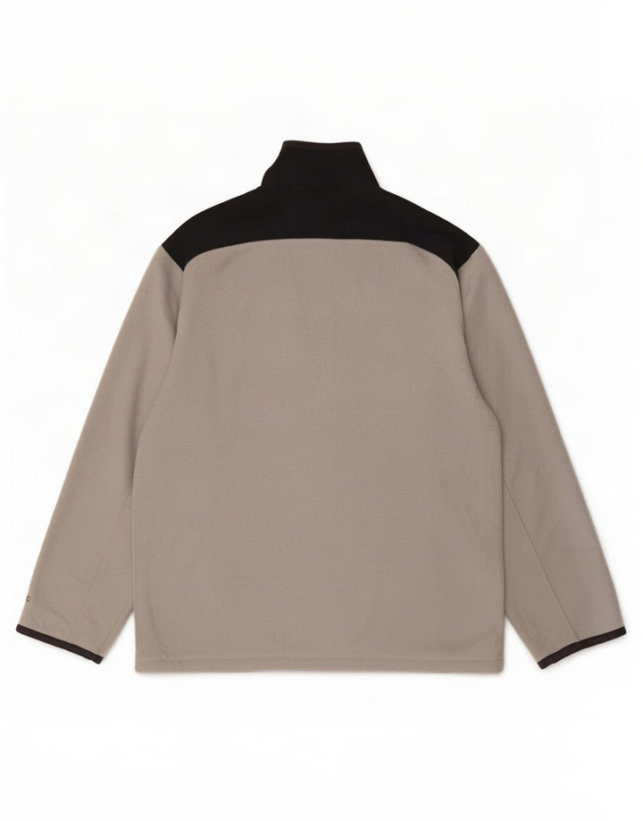 Giacca in pile da uomo Champion UK 40 Large Grigio Colourblock Poliestere