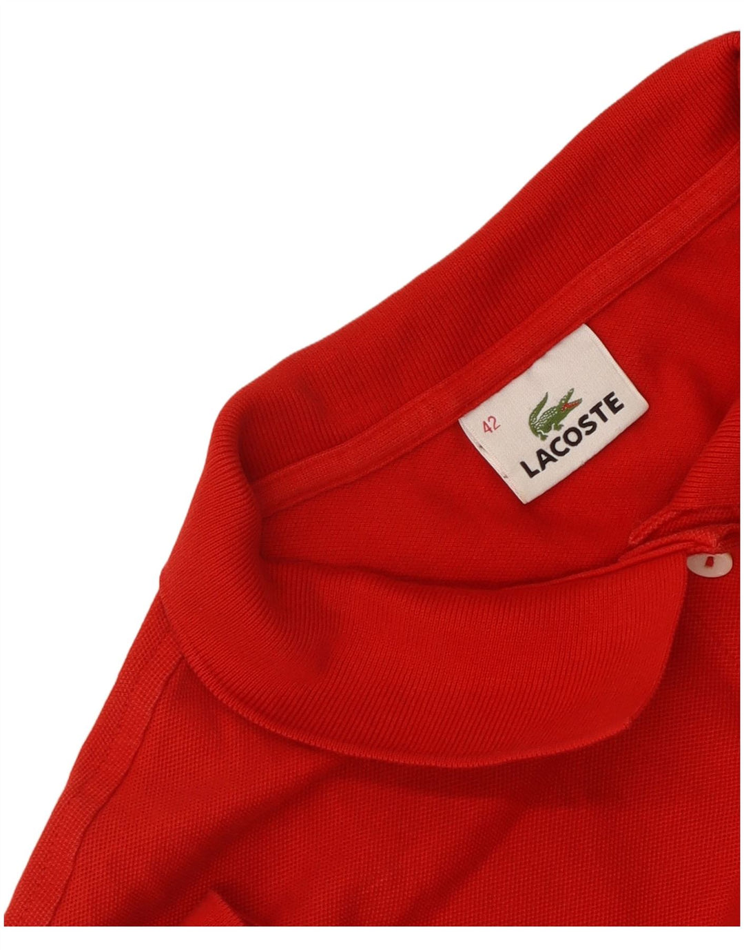 Polo da donna Lacoste taglia 42 grande rossa