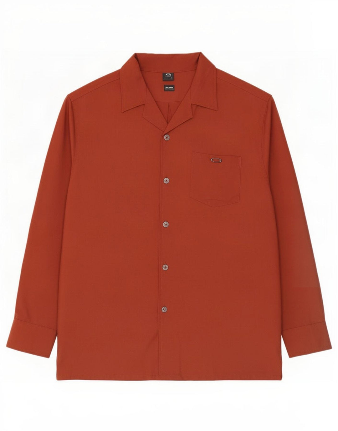 Camicia da uomo Oakley Large in poliestere marrone