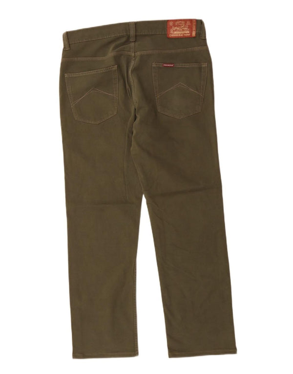 Pantaloni casual dritti da uomo Carrera 700 W34 L29 cotone kaki