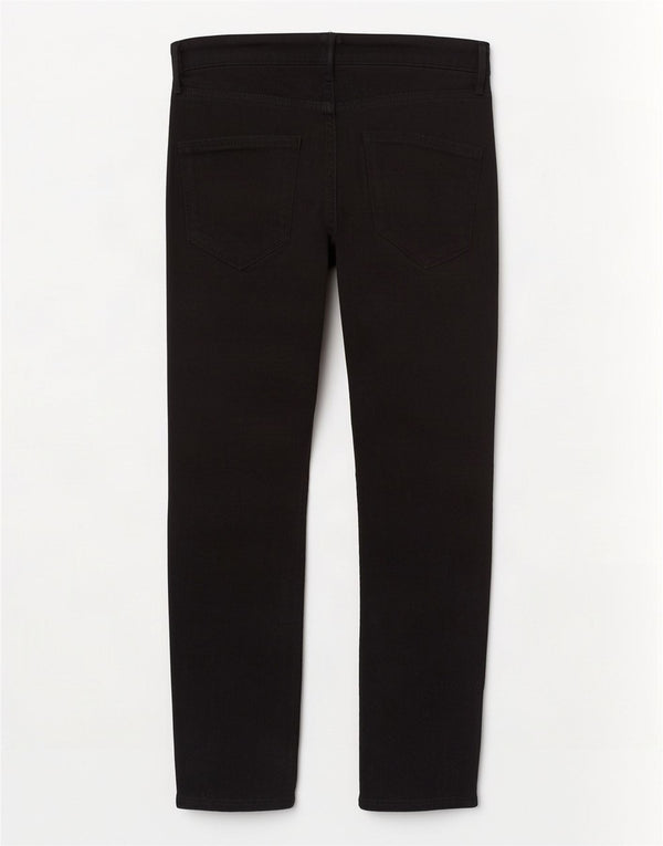 Jeans crop slim da donna Marks & Spencer UK 12 medio W30 L26 cotone nero