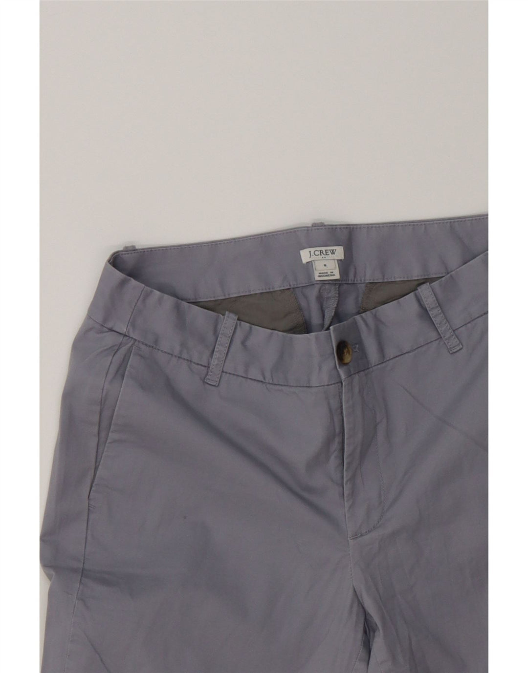 J. CREW Womens Slim Chino Trousers US 8 Medium W30 L28 Grey Cotton Vintage J. Crew and Second-Hand J. Crew from Messina Hembry 