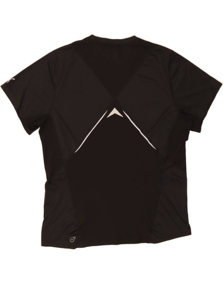 PUMA Mens Graphic T-Shirt Top XL Black Polyester Vintage Puma and Second-Hand Puma from Messina Hembry 