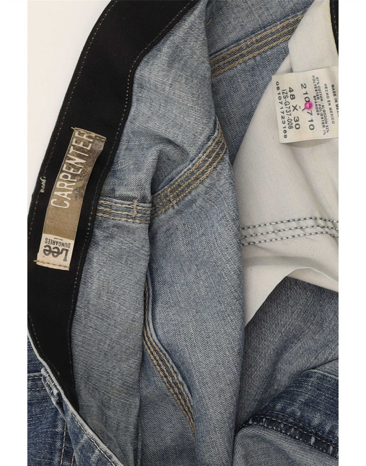 Jeans dritti da uomo Lee Carpenter Cargo W48 L30 cotone blu