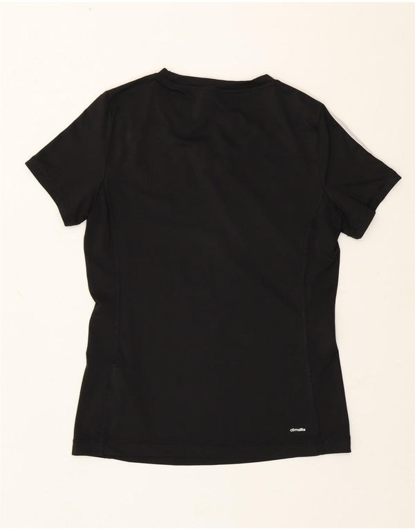 T-shirt Adidas Climalite da donna Top UK 12/14 poliestere nero medio
