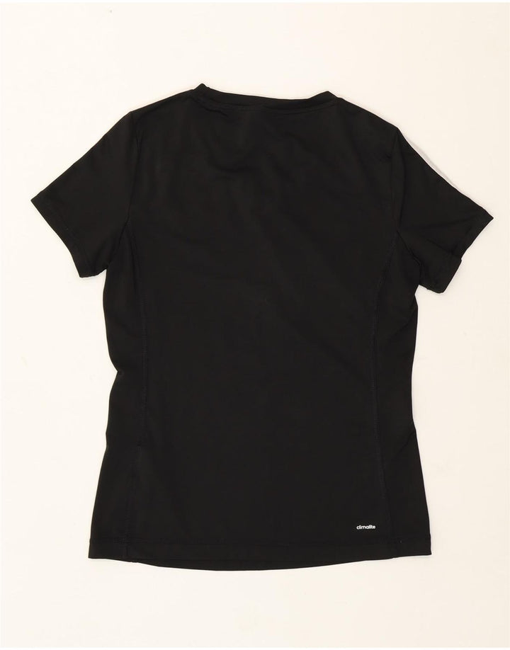T-shirt Adidas Climalite da donna Top UK 12/14 poliestere nero medio