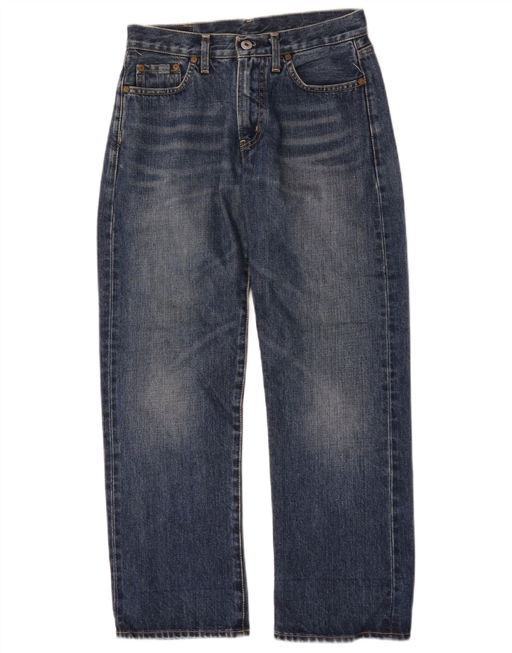 Jeans dritti da uomo Levi's W27 L27 in cotone blu