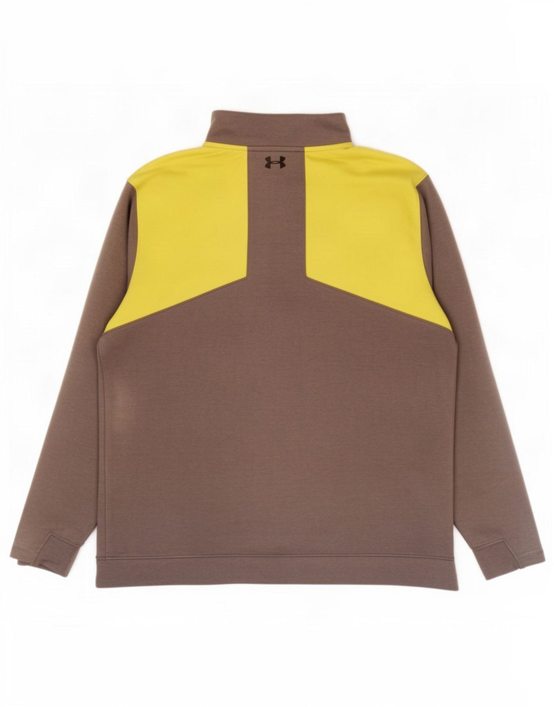 Under Armour Uomo Cold Gear Pullover Tuta Top 2XL Grigio Colourblock