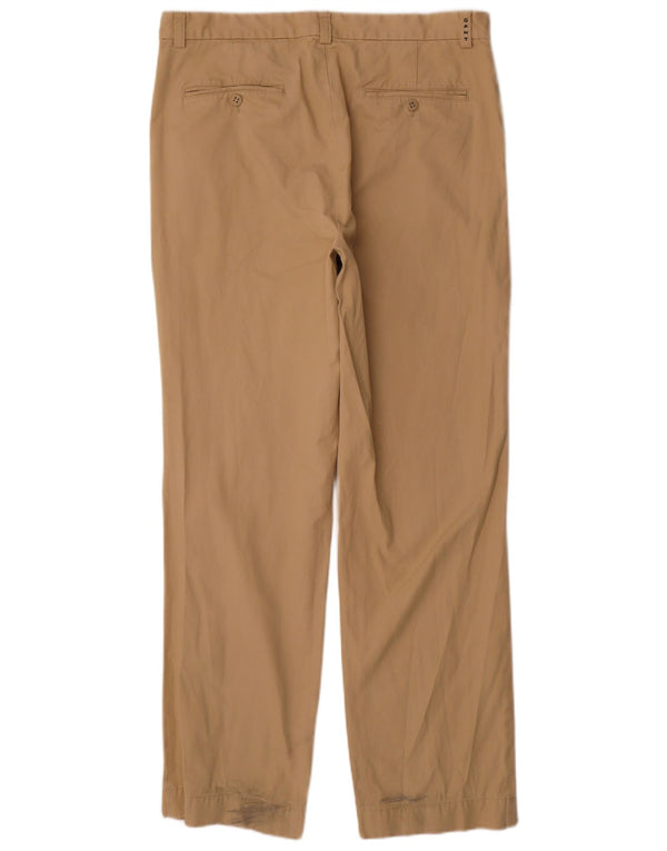 Pantaloni chino dritti da uomo Gant W36 L32 in cotone beige