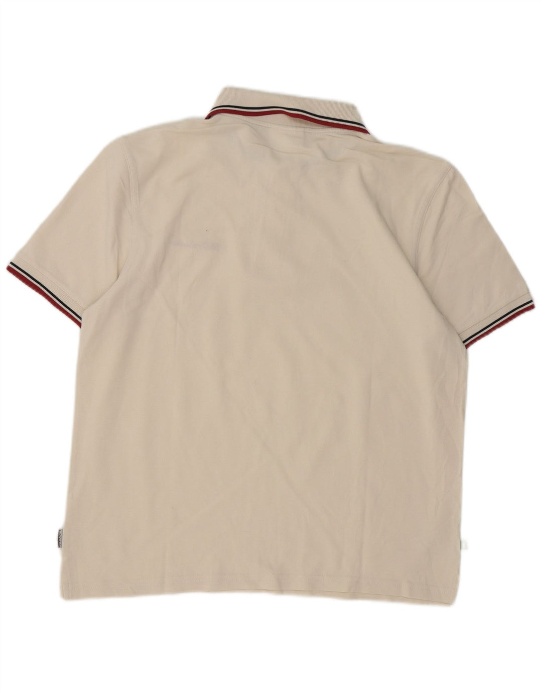 Polo Reebok da uomo piccola a righe bianche