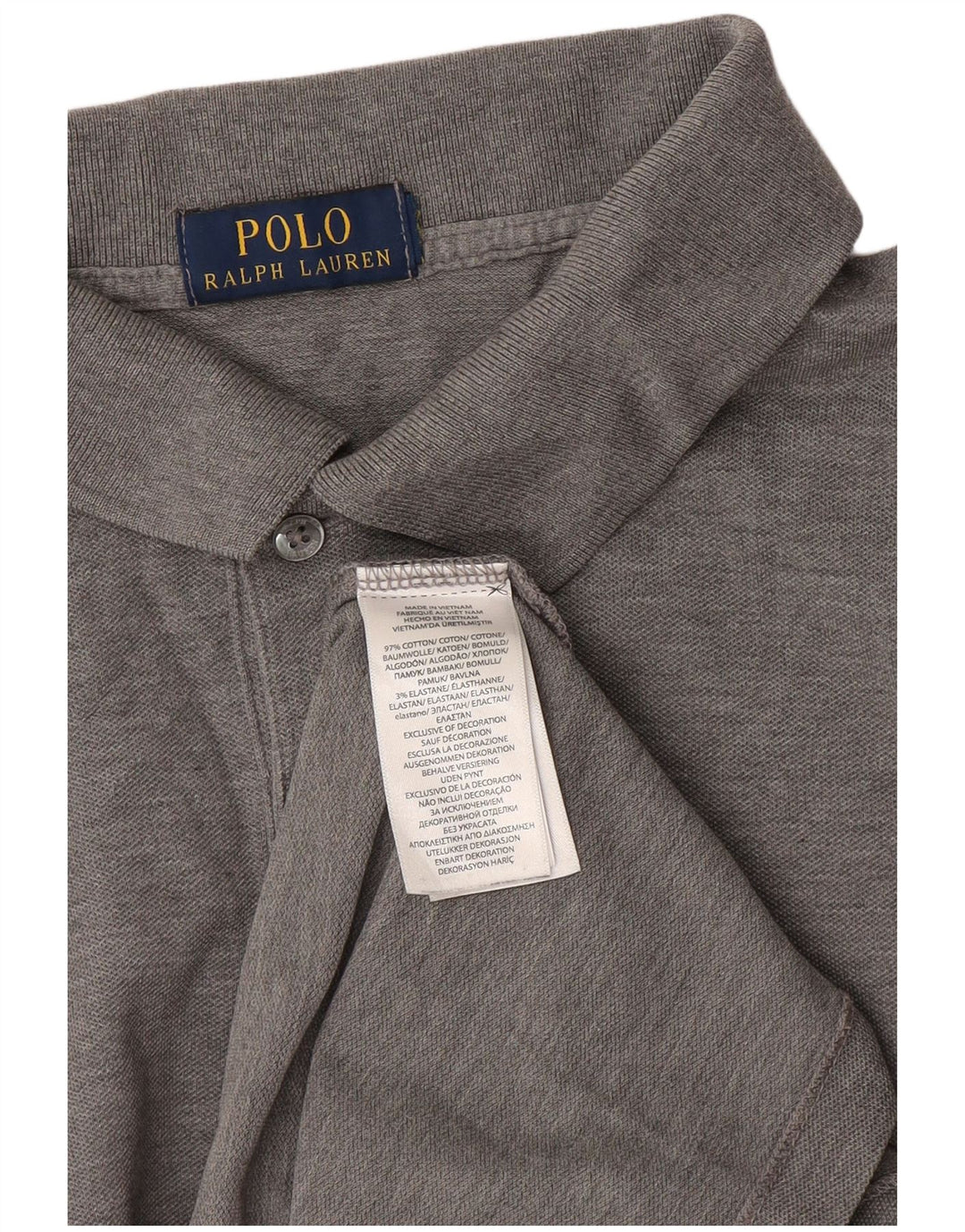Polo Ralph Lauren da uomo 2XL in cotone grigio