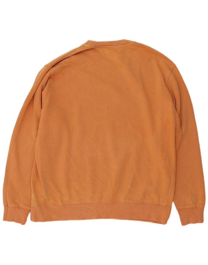 Felpa Nike Uomo Maglione XL Arancione Cotone