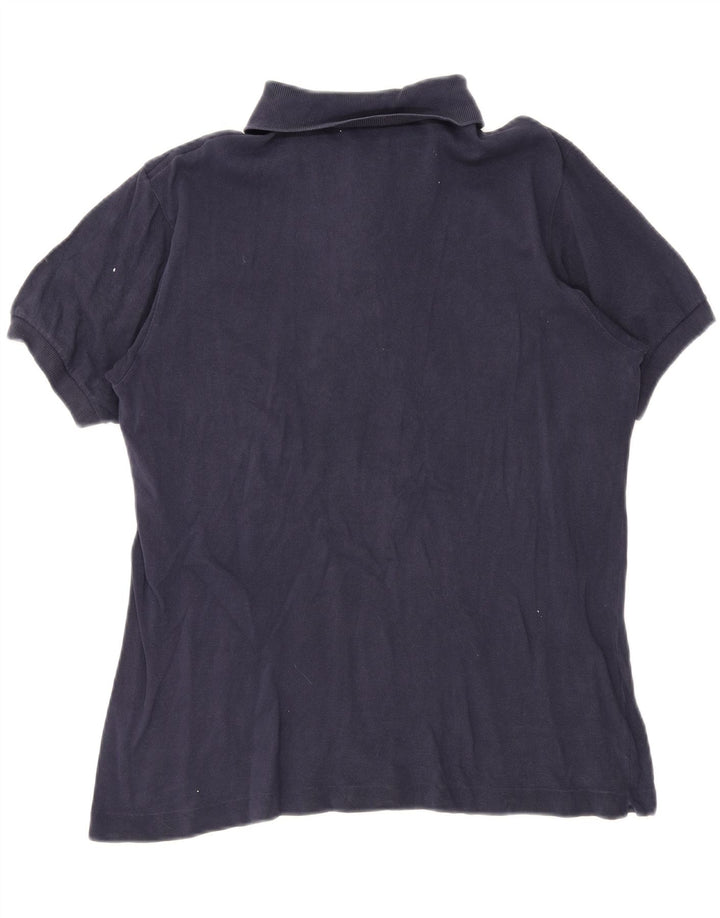 Polo da uomo Lacoste taglia 5 grande in cotone blu navy