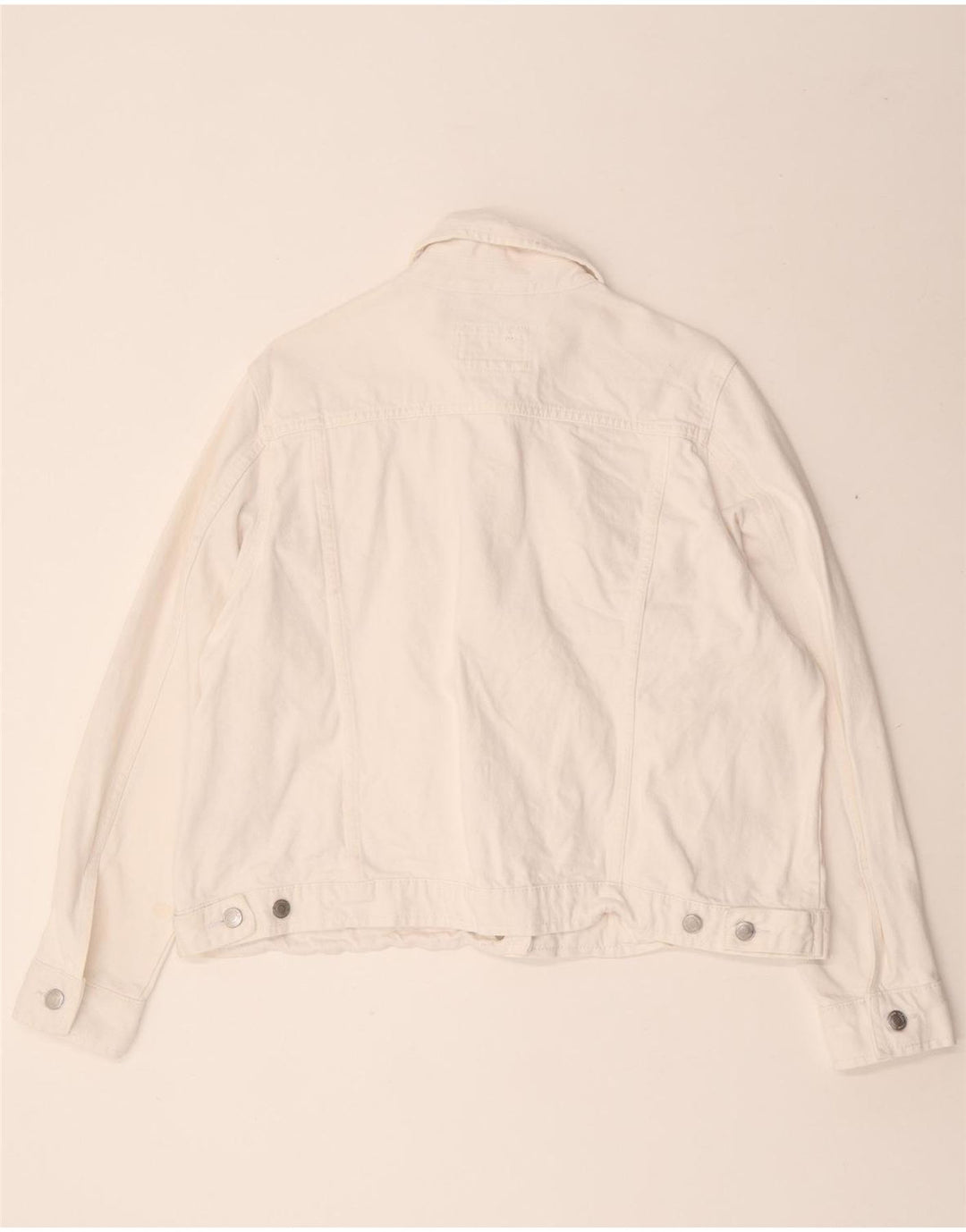 Giacca in denim da donna Marks & Spencer UK 18 XL cotone bianco