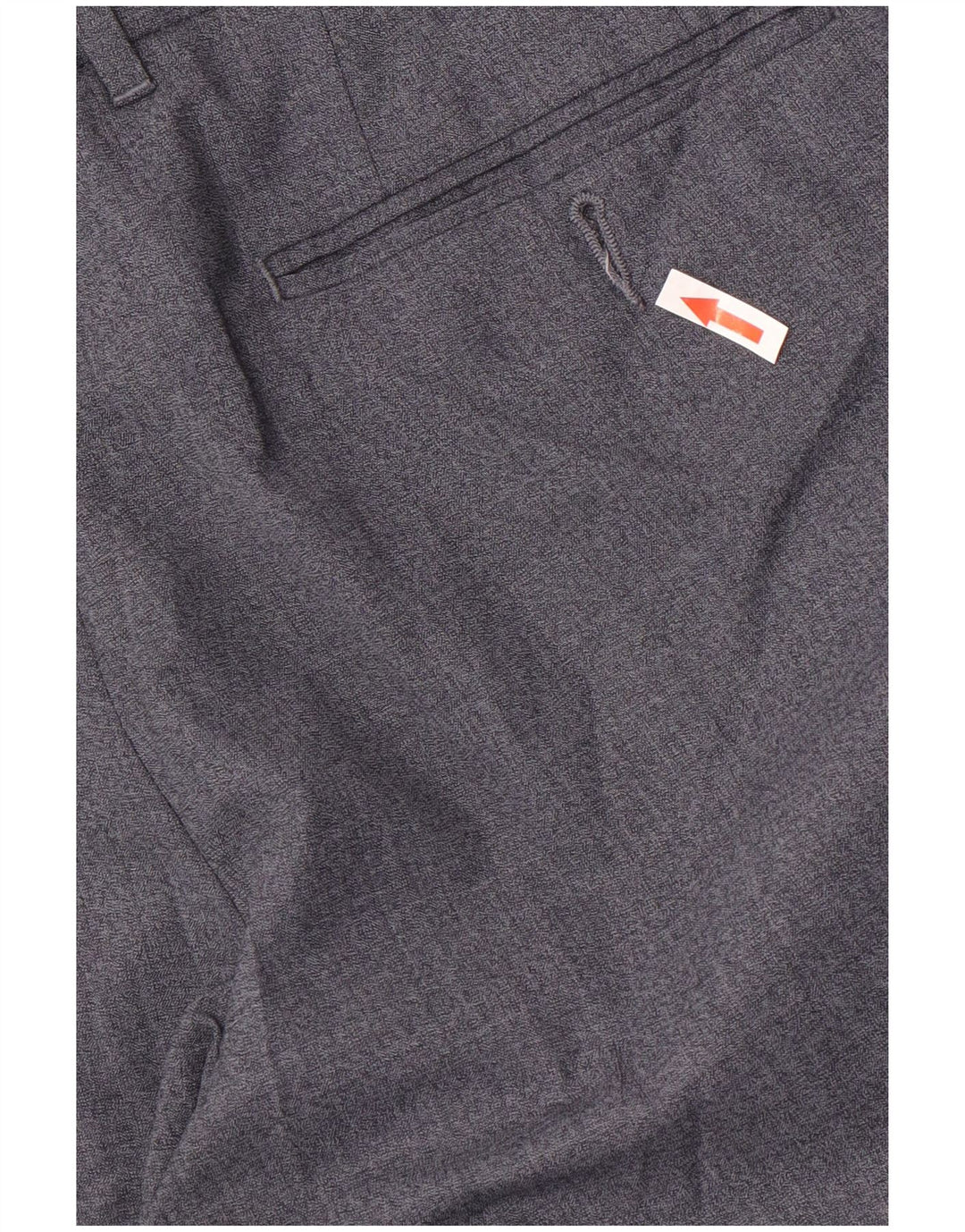 Pantaloni da abito dritti autografi da uomo Marks & Spencer W34 L29 lana blu