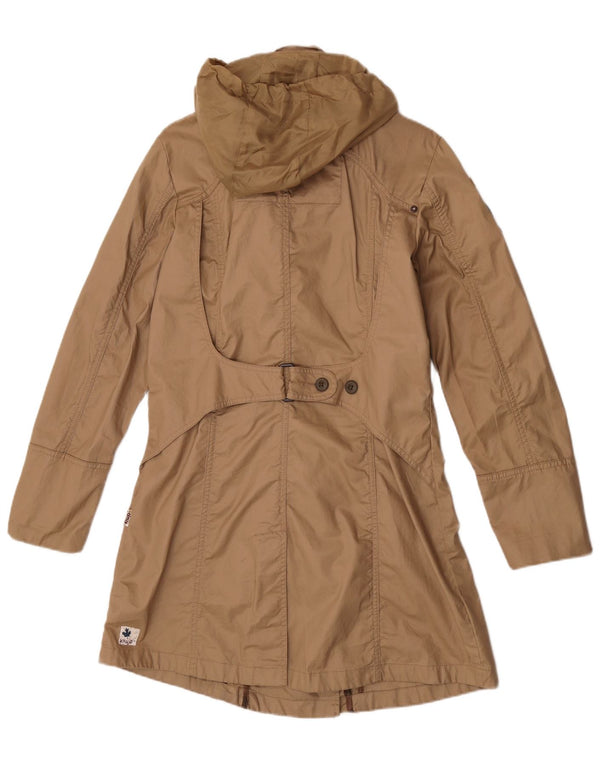 Giacca Parka con cappuccio da donna KHUJO UK 18 XL Cotone beige