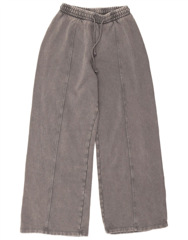Pantaloni da tuta a gamba larga da donna Zara UK 12 Grigio medio