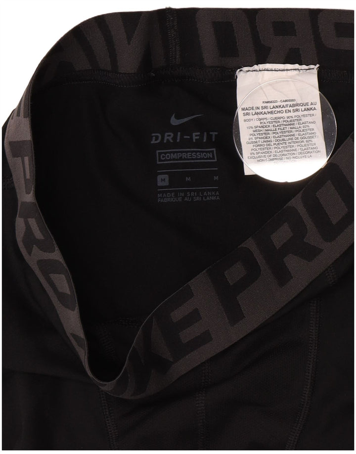 Leggings grafici a compressione Nike da ragazzo 10-11 anni poliestere nero medio