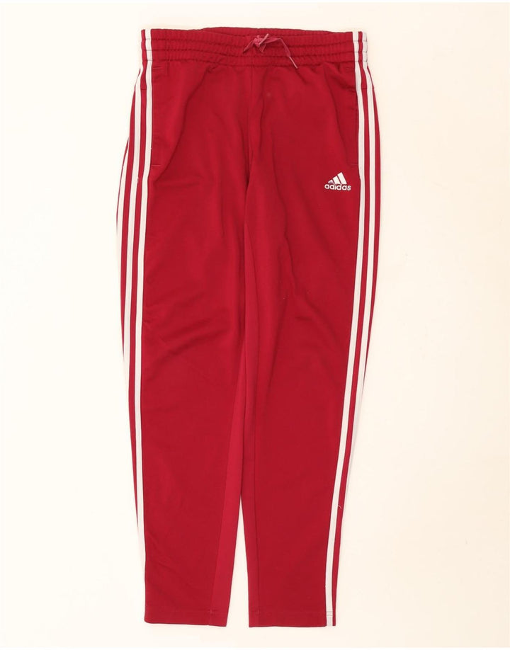 Pantaloni da tuta da donna Adidas UK 8/10 Small Maroon Poliestere