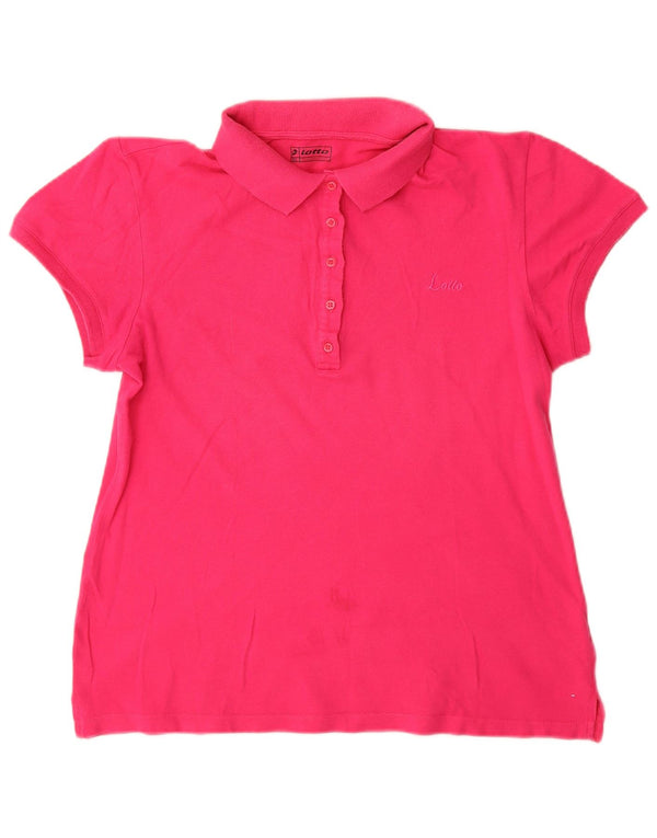 Polo da donna Lotto UK 20 2XL Rosa