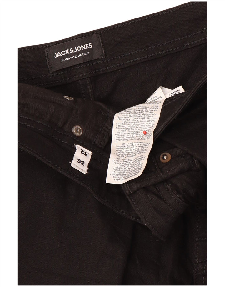 Jeans slim da uomo Jack & Jones W36 L32 cotone nero